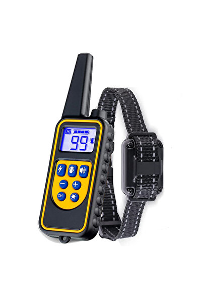 choice2 USB Nylon Black 800m Electric Dog Training Collar Detachable Bark Rec...