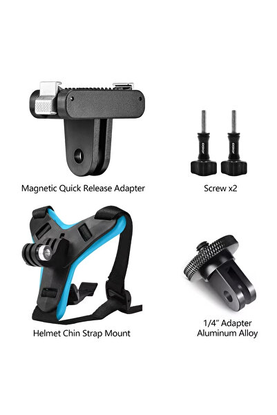 Choice7 مع طقم حزام الذقن لكاميرا OSMO NANO / Action 6، وقاعدة تثبيت مغناطيسي...