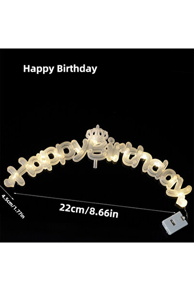 Choice11 Happy Birthday Cartoon Candle Baby Cake Topper with Number Lights Ha...