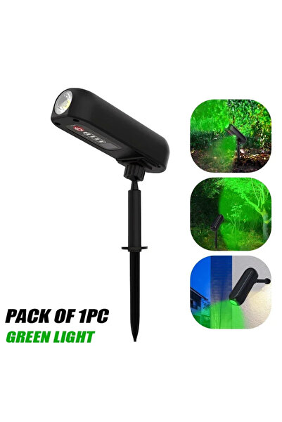 Choice XIWANGFIRE Green Light-1PC 2-in-1 Solar Spotlight & Wall Lamp IP55 Wat...