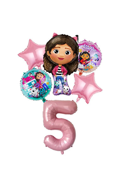 Choice26 32inch iridescent 6pcs Gabby Dollhouse Cats Ballo Birthday Party Dec...