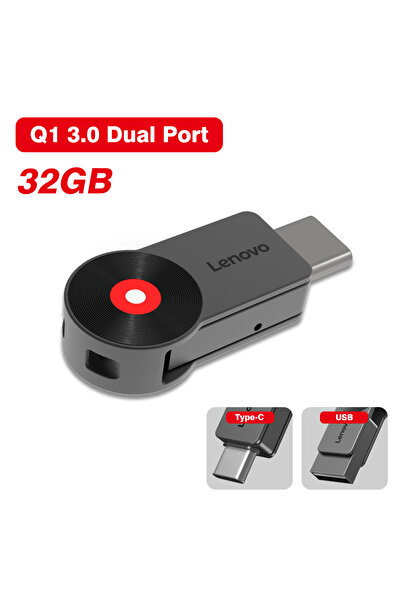 Choice Lenovo 3.0 32GB Type C USB Dual-port Flash Drive High Speed PenDrive M...