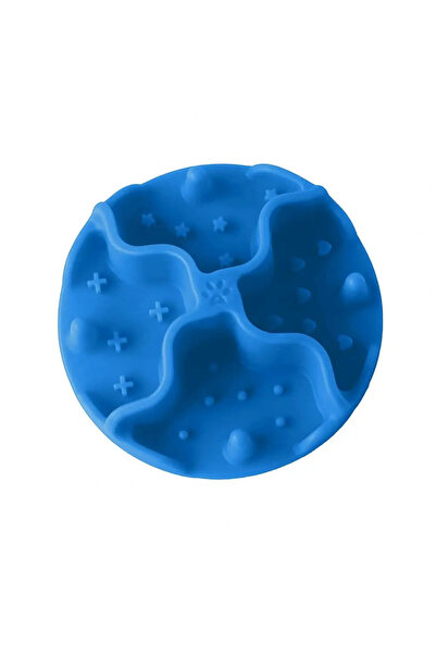 Choice1 وسادة سيليكون زرقاء صغيرة للطعام البطيء، تمنع الاختناق، تشجع على الأك...