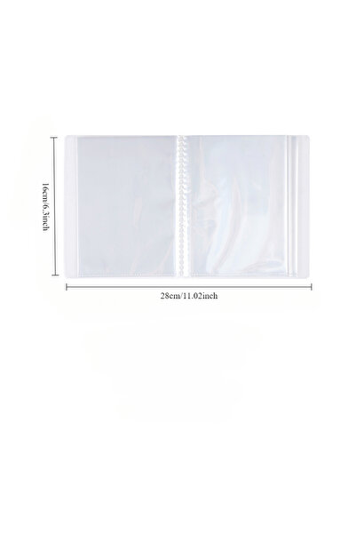 Choice1 ألبوم تخزين كبير الحجم (قطعة واحدة) - ألبوم بطاقات بسعة كبيرة - 40 صف...