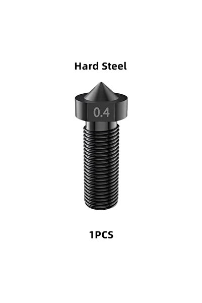 Choice35 0.4mm Hard steel 1pcs Volcano Nozzle For Artillery Sidewinder X1 & X...