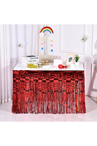 Choice10 75x275cm Red New 275x75 cm Hawaii Party Decoration Table Skirt Foil ...