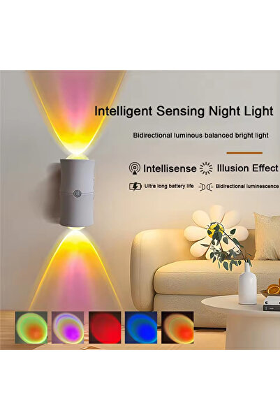 Choice RGB RGB 7colors Motion Sensor LED Night Light USB Charging Intelligent...