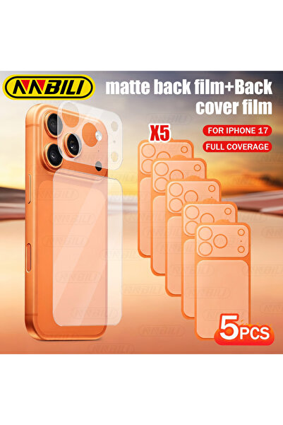 Choice 5 قطع من فيلم حماية خلفي غير لامع من NNBILI لهواتف iPhone 17 Pro Max و...