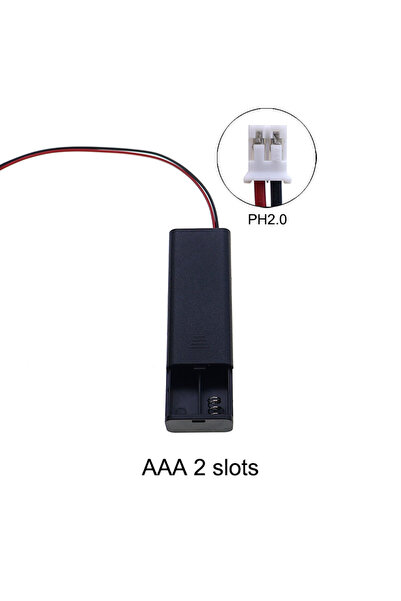 Choice4 2AAA PH2.0 YuXi AAA 2 Slot Battery Holder 3V Battery Box Case With On...
