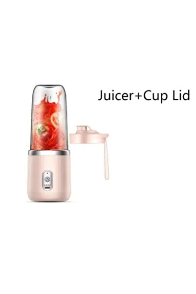choice2 pink-single cup Portable Blender Bottle Electric 6 Blades Multifuncti...