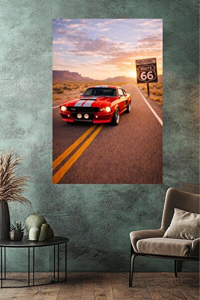 LUXRN American Classic Car Wall Painting Uv Printing on Mdf Frameless Modern ...