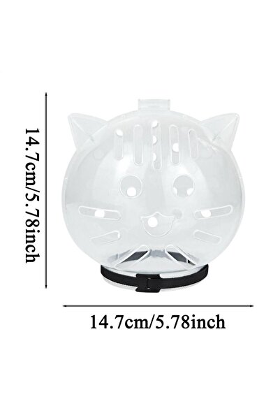 Choice L Cat Bubble Muzzle Breathable Sturdy Muzzle Mask Cat Head Cover Space...
