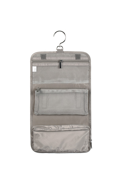 Choice Gray Travel Toiletry Bag Portable Makeup Bag Large Capacity Simple Mul...