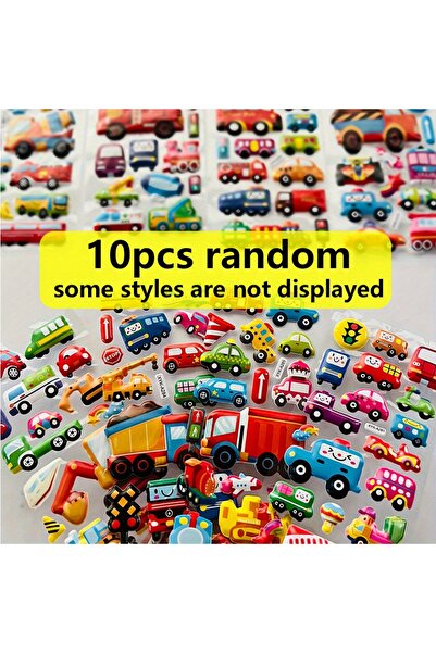 Choice ١٠ قطع عشوائية من ملصقات السيارات (٥ أو ١٠ قطع)، ملصقات ثلاثية الأبعاد...