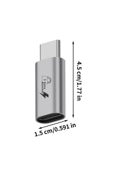 Choice1 محول USB جديد من النوع C ذكر إلى أنثى، واقي بيانات USB للكمبيوتر المح...