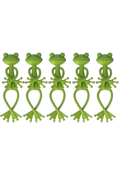 choice2 5pcs 1/3/5 Pcs Frog Plant Stand Plant Tie Cute Flower Pot Hugger Plan...