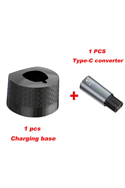 Choice1 قاعدة وحامل شاحن جداري فضي اللون من النوع C لشاحن فيليبس ون بليد QP25...