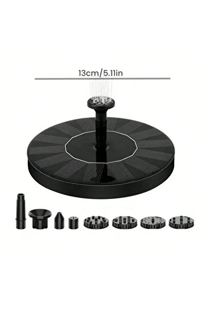 Choice Diameter 13cm Solar Water Fountain - Mini Solar-Powered, Pool/Pond Wat...