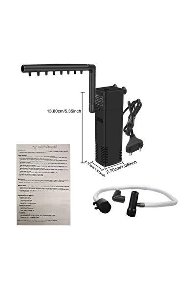 Choice1 AP 300L EU Plug Aquarium Fish Tank Oxygen Increasing Pump Low Level W...