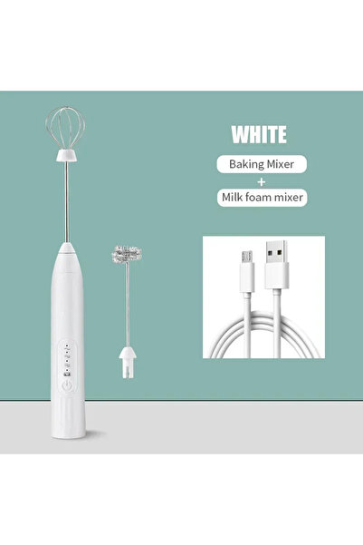 choice2 خلاط كهربائي صغير متعدد الاستخدامات 2 في 1، قابل للشحن عبر منفذ USB، ...