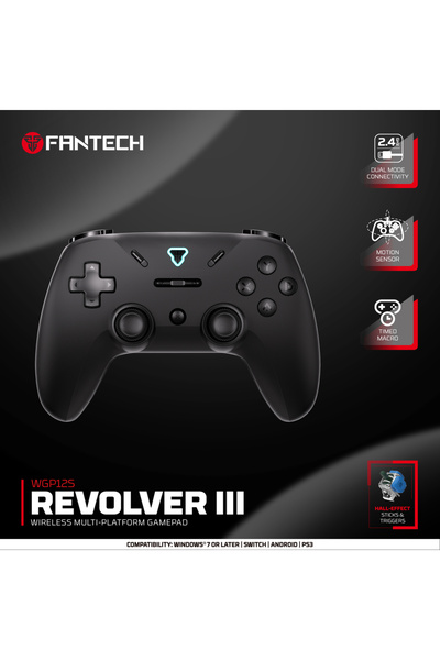 Choice WGP12S BLACK FANTECH REVOLVER III WGP12S Game Controller 1000hz Wirele...