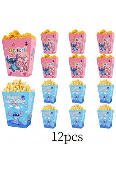 Choice3 8.5 × 11 × 4.5 سم، 12 قطعة، علب فشار زرقاء متنوعة، علب بطاطس مقلية، ز...