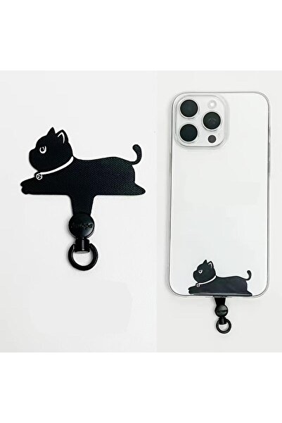 Choice حبل هاتف معدني قابل للدوران 360 درجة بتصميم كرتوني لقطتين باندا وكلب، ...