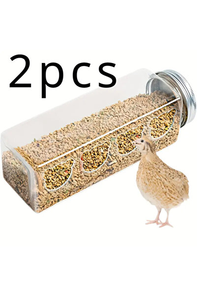 Choice قطعتان من معلف دجاج روتين، وعاء طعام أوتوماتيكي، صندوق طعام، زجاجة ميا...