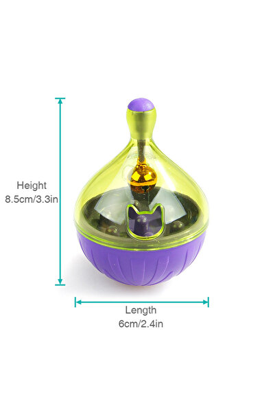 Choice لعبة كرة طعام ممتعة للحيوانات الأليفة، كرة طعام مسربة للقطط والكلاب وا...