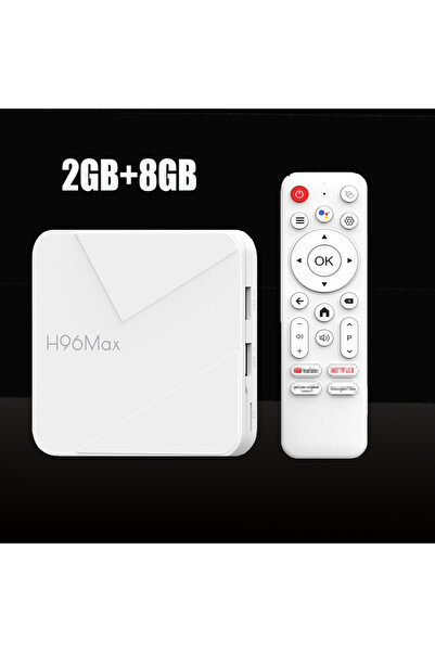 Choice13 EU Plug 2GB 8GB Android14.0 H96 Max RK3518 Quad Core 4K HDR Wifi6 BT...