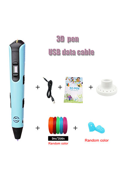 Choice6 Blue 9M PLA Set New Smart 3D Printing Pen Children S DIY Painting Toy...