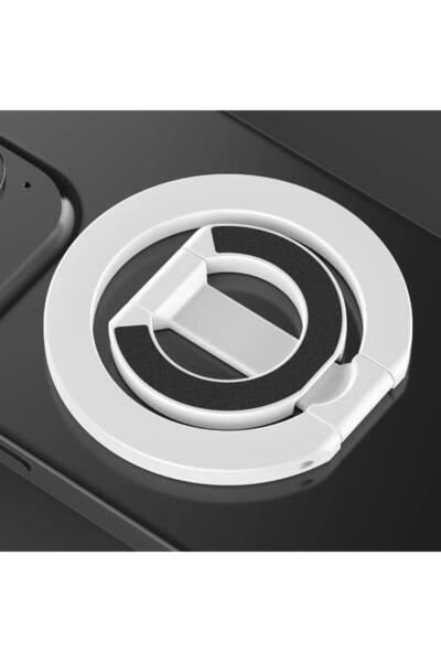 Choice3 حامل هاتف أبيض مزدوج الجوانب، مغناطيسي، حامل خاتم إصبع للهاتف المحمول...