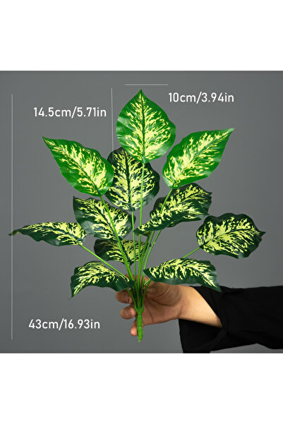 Choice1 A Artificial Plants Green Palm Leaves Mtera Home Garden Living Room B...