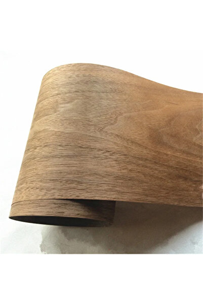 Choice12 قطعة واحدة 20×100 سم، لفة واحدة 270 سم، قشرة خشب الجوز الأسود الطبيع...