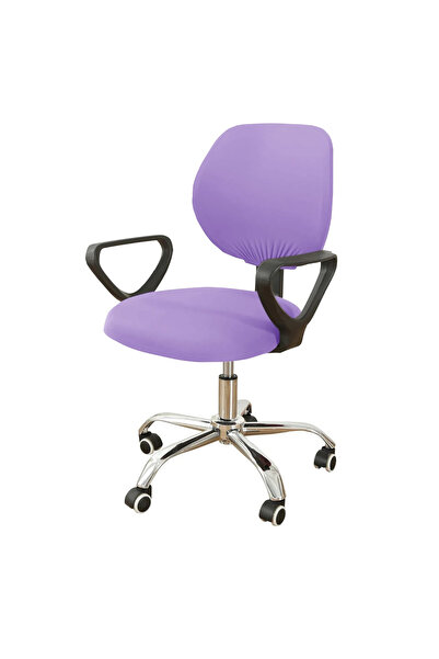 Choice3 أغطية مقاعد كرسي المكتب/الكمبيوتر قابلة للتمدد من قماش الإسباندكس بلو...