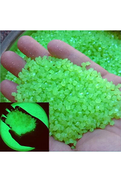 Choice1 3-5mm Green 2000pcs 3-5mm Luminous Sand Glow in Dark Pebbles Stone Ho...