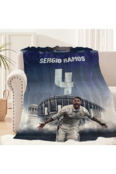 Choice10 GAIT150x180CM z3 Football player S-Sergio R-Ramos-s Blanket Plush Na...