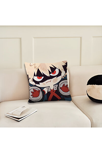 Choice5 غطاء وسادة أنمي كاتسوكي باكوغو من سلسلة أكاديمية بطلي، مقاس 45×45 سم ...
