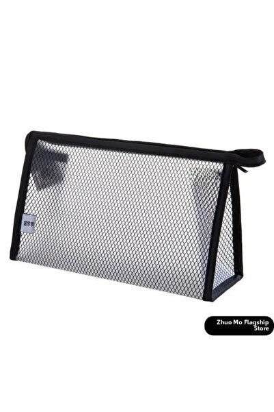 Choice Black C1603B Cosmetics Storage Bag, Waterproof Toiletry Bag, Grid Tran...