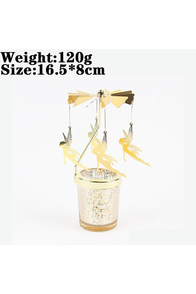 Choice17 26 Love Wedding Candle Holders Snowflake Deer Fairy Rotating Candles...