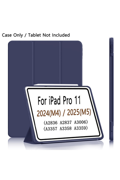 Choice1 جراب أزرق داكن لجهاز iPad Pro مقاس 11 بوصة M5/M4 2025/2024 (الجيل الس...