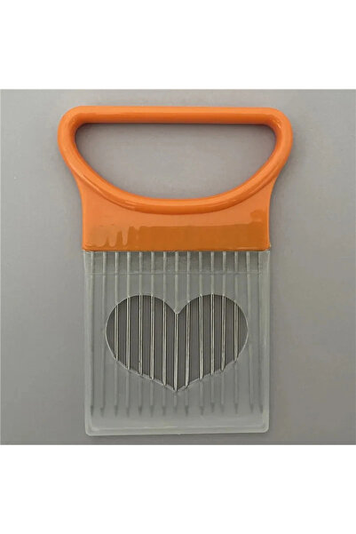 choice2 حامل قطاعة البصل من الفولاذ المقاوم للصدأ ycz-orange، مساعد تقطيع الط...