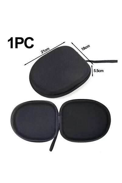 Choice حقيبة سماعات رأس كبيرة الحجم من مادة EVA بدون شبكة، مناسبة للسفر، متوا...