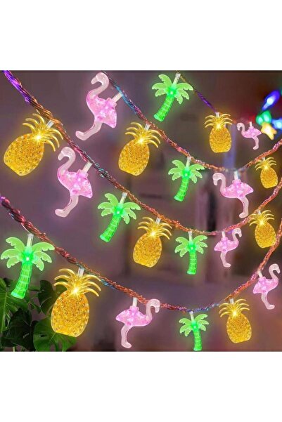 choice2 A5 〔CC55〕Hawaii Light String Pineapple Flamingo Conut Tree Light Stri...
