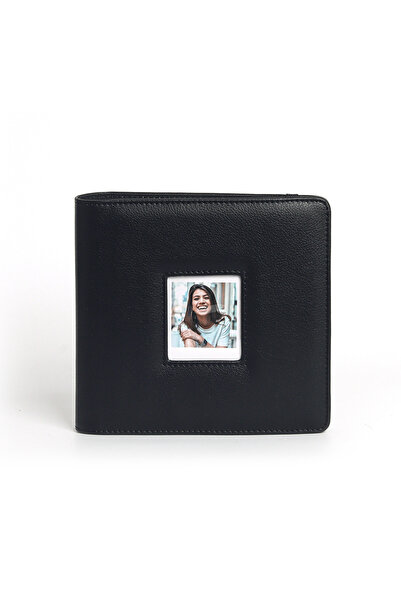 choice2 ألبوم صور بولارويد جو أسود، ٢٨٨ جيبًا | حامل صور فوري مدمج من جلد الص...