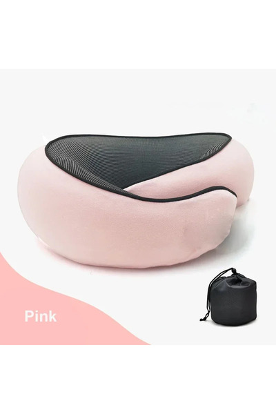 Choice3 Pink 2024 Travel Neck Pillow Travel Neck Cushion Durable U-Shaped Tra...