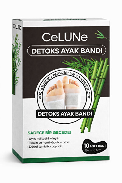 Celune Night Detoks Ayak Bandı – Uyku & Enerji Destekli Premium Seri
