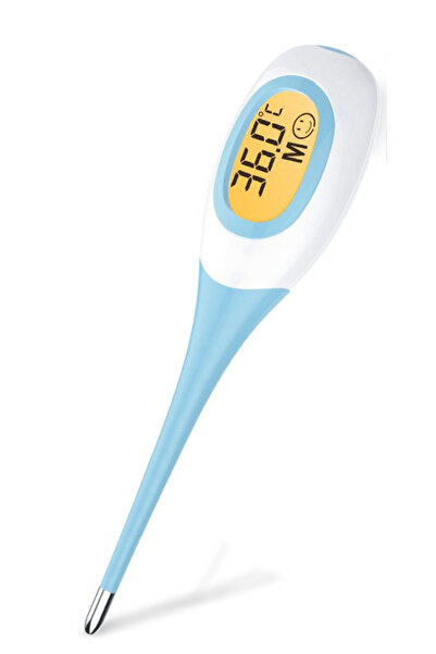 choice2 مقياس حرارة احترافي للحيوانات الأليفة F592-Blue-1pc مزود بإضاءة LED ل...