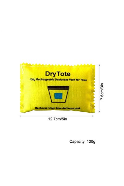 Choice Yellow Rechargeable Desiccant Packs 100g Humidity Control Packets Rech...