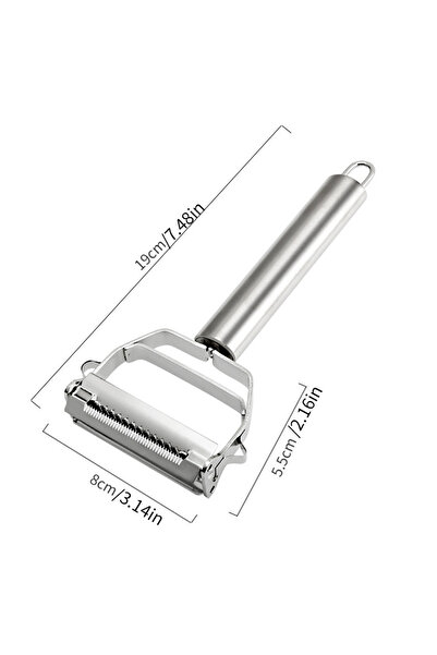 Choice مبشرة جزر متعددة الوظائف للمطبخ المنزلي؛ قطاعة خضراوات؛ مقشرة؛ مبشرة ف...